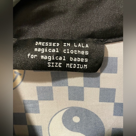 Dressed in LaLa | Lala Satin Playsuit in Groovy Girl | Medium - Picture 8 of 10